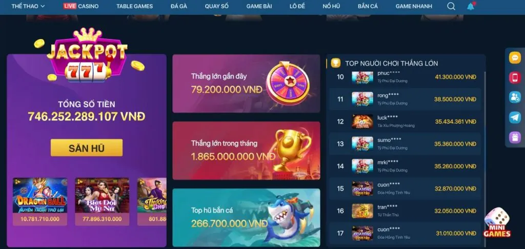 Sự kiện đua top slot game 79kinh login